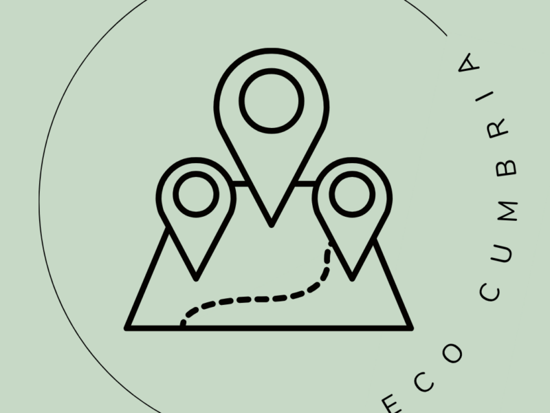 Outline drawing of pins on a map
