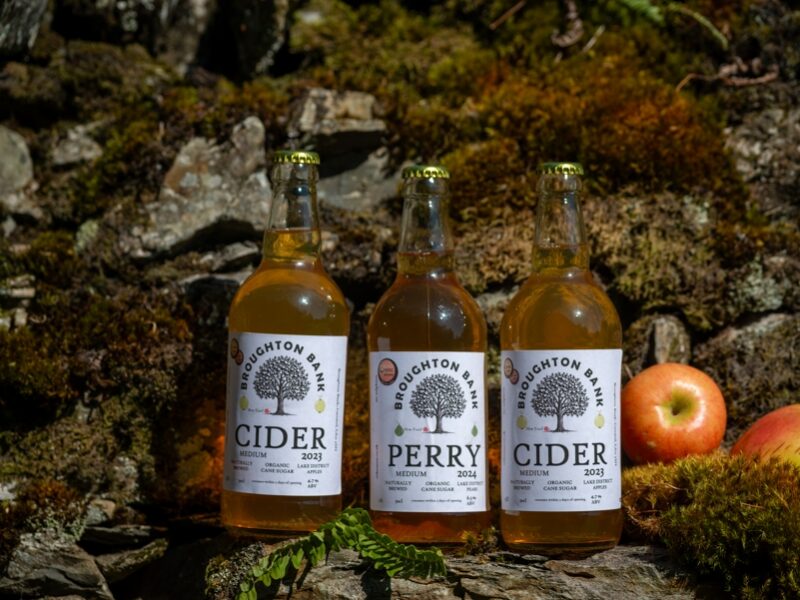 Broughton Bank perry and cider bottles