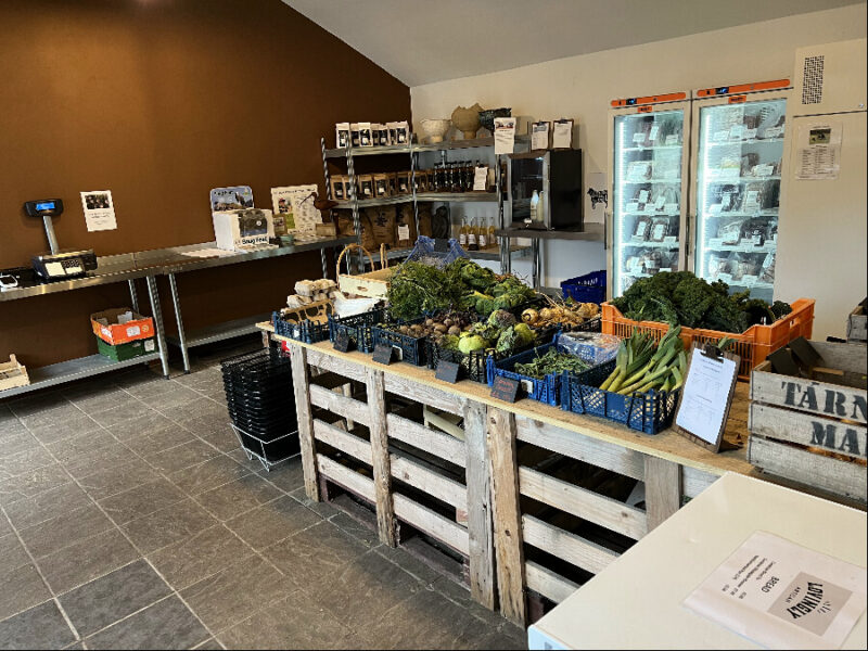 Produce at Cumbria Farmers' farm shop