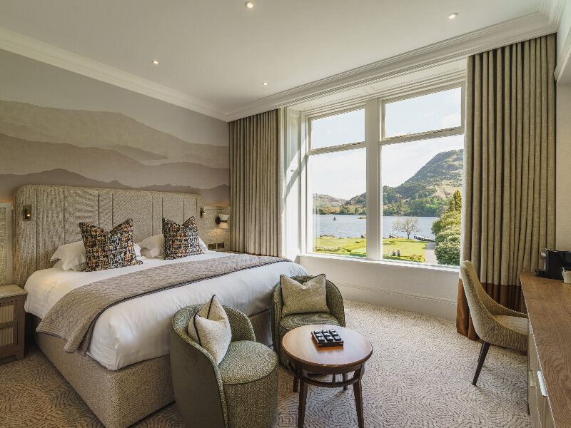 Lake views from a bedroom at Inn on the Lake in Ullswater
