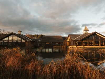 Pond outside Tebay Services